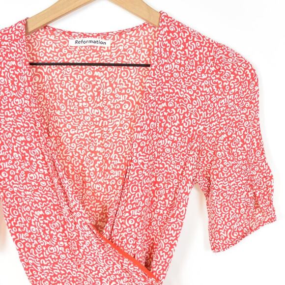Reformation Ellwood Wrap Dress, XS - Picture 5 of 10